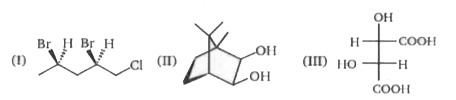 Which of the following molecules is/are chiral ?