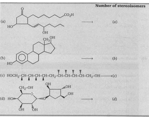 Find sum of stereoisomer of following compound.