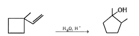 How many transition states and intermediates will be formed during the course of following  reaction ?