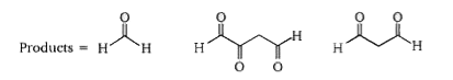 A triene is treated with ozone followed by zinc in acetic acid to give the following three products. What is the structure of the triene ?