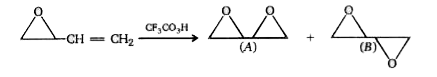 (only one enantiomer is taken) Which of the following statement is correct about A and B ?