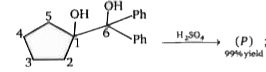 Unknown (P) of the reaction is :