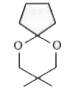 Which pair of reactants compounds may be used to make given acetal ?