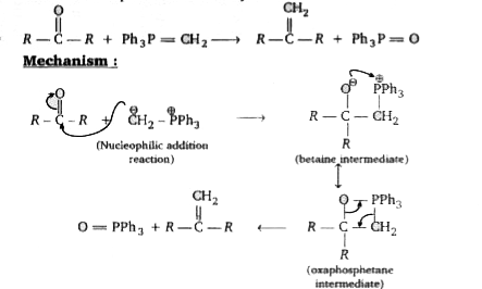 Wittig reaction :   The reaction of a phosphorus ylide with an aldehyde (or) ketone introduces a carbon-carbon double bond is place of the carbonyl bond.      Driving froce of the reaction is high bond energy of (P = O). (DeltaH=-ve).   Identify major product in given intramolecular wittig reaction :      Product (A) and (B) respectively are :