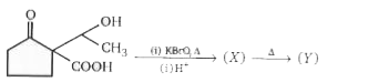 Hence the product(Y) in the above sequence of reactions is :