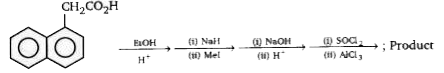 End product of the above reaction is :