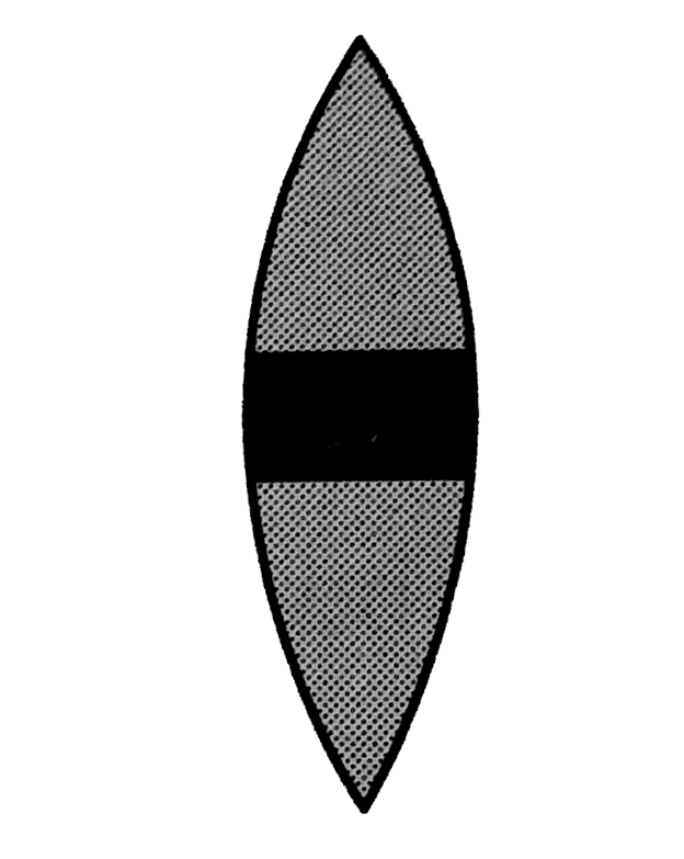 If the central portion of a convex lens is wrapped in black paper as shown in figure