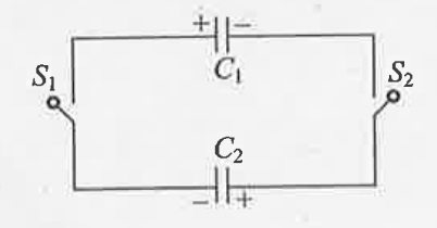 Two capacitors C(1)