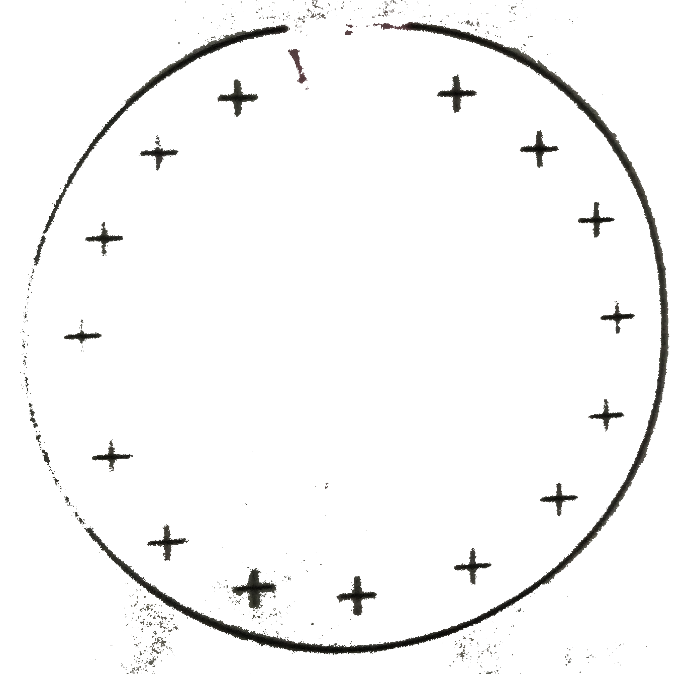 A ring of charge with radius 0.5m has 0.002 pi m gap. If the ring carries a charge of +1 C the electric field at the center is