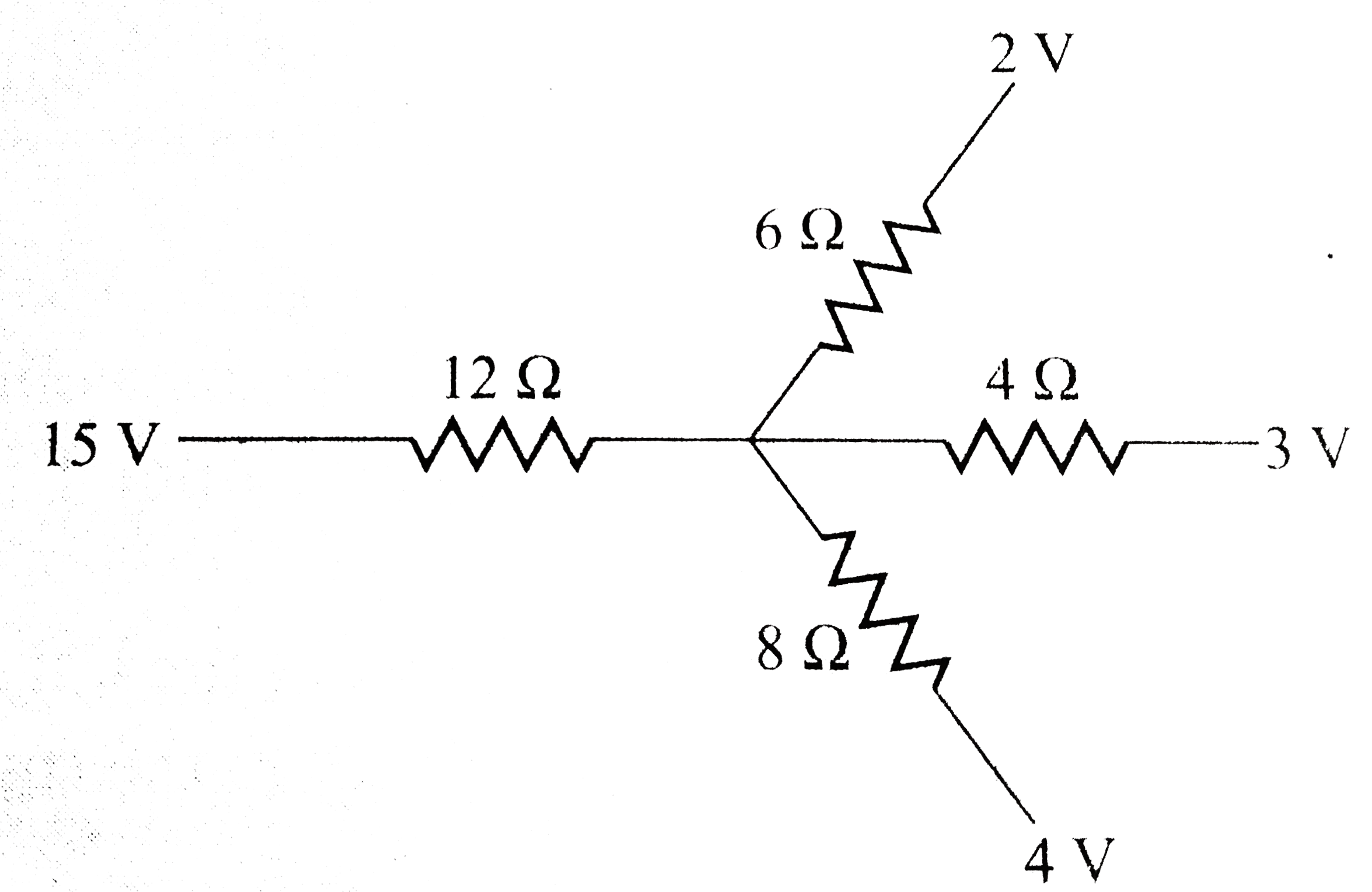 Find the current through 12 Omega resistor in