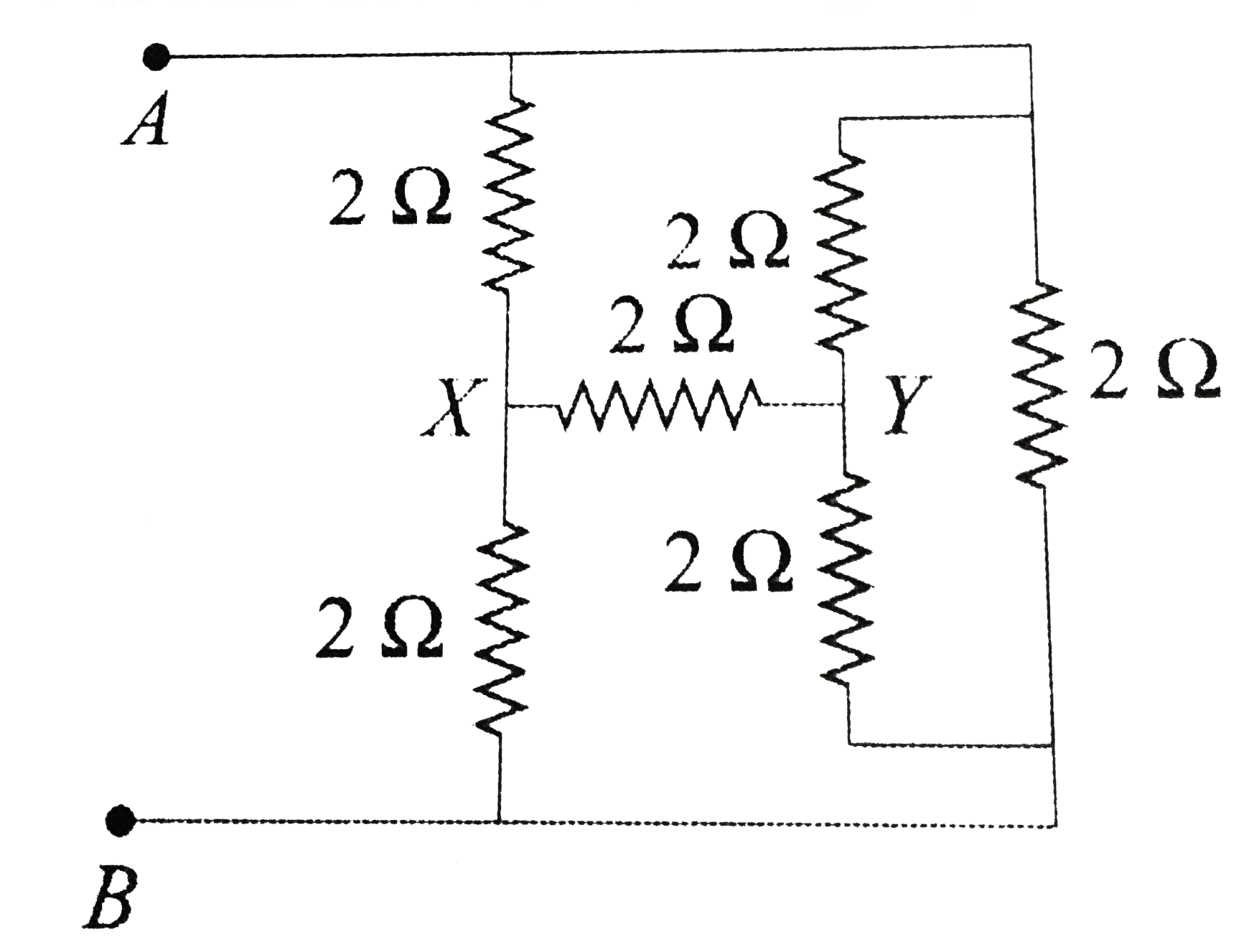 For the circuit shown in figure, select the correct statements from the following options :    .