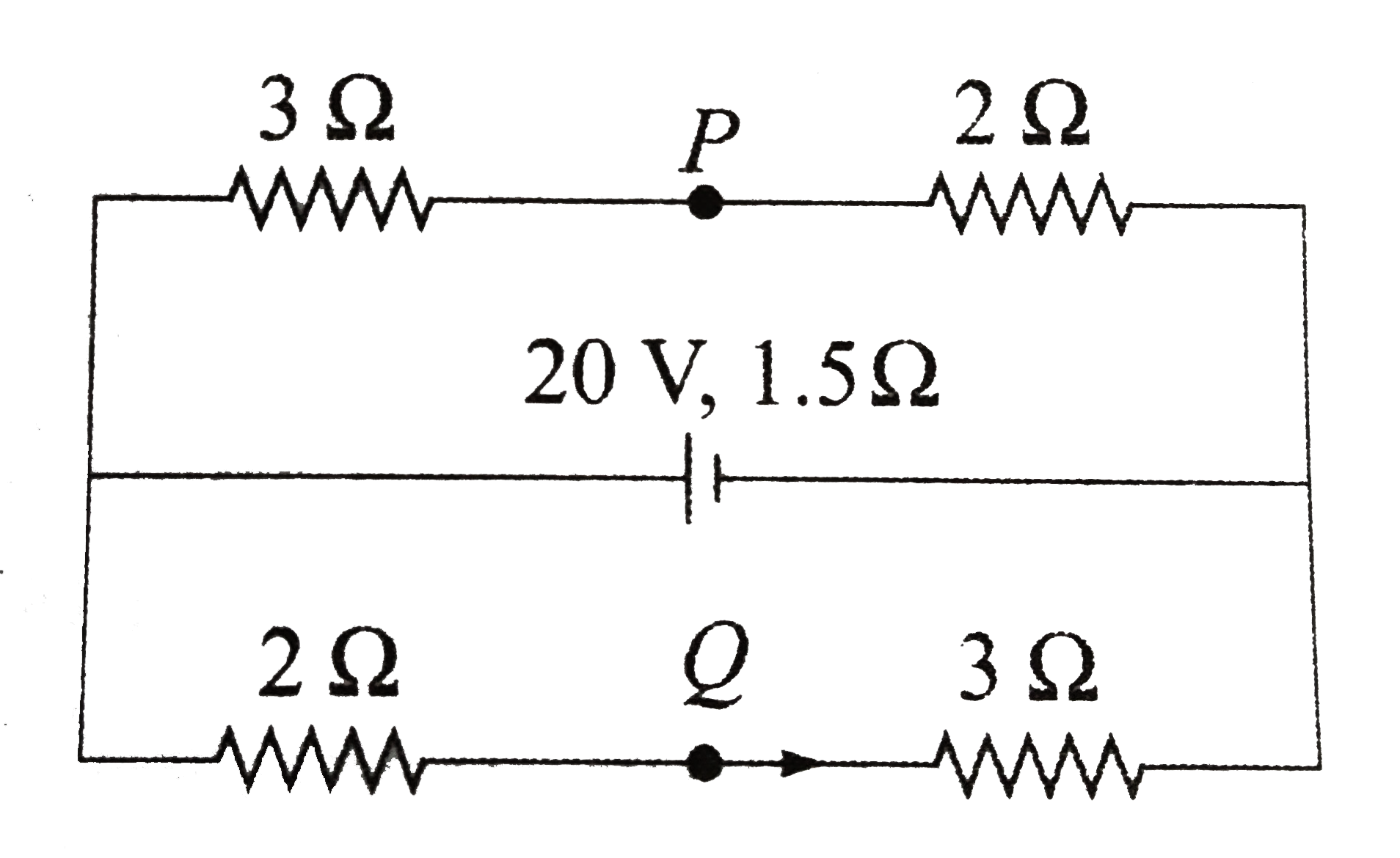 In  the given circuit figure