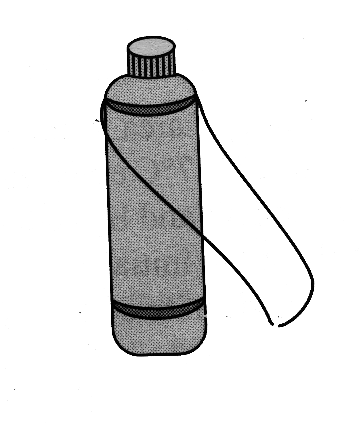 The only possibility of heat flow in a thermos flask is through its cork which is 75cm^2 in area and 5 cm thick its thermal conductivity is 0.0075 cal//cm-s-^@C. The outside temperature is 40^@C and latent heat of ice is 80 cal//g. Time taken by 500 g of ice at 0^@C in the flask to melt into water at 0^@C is