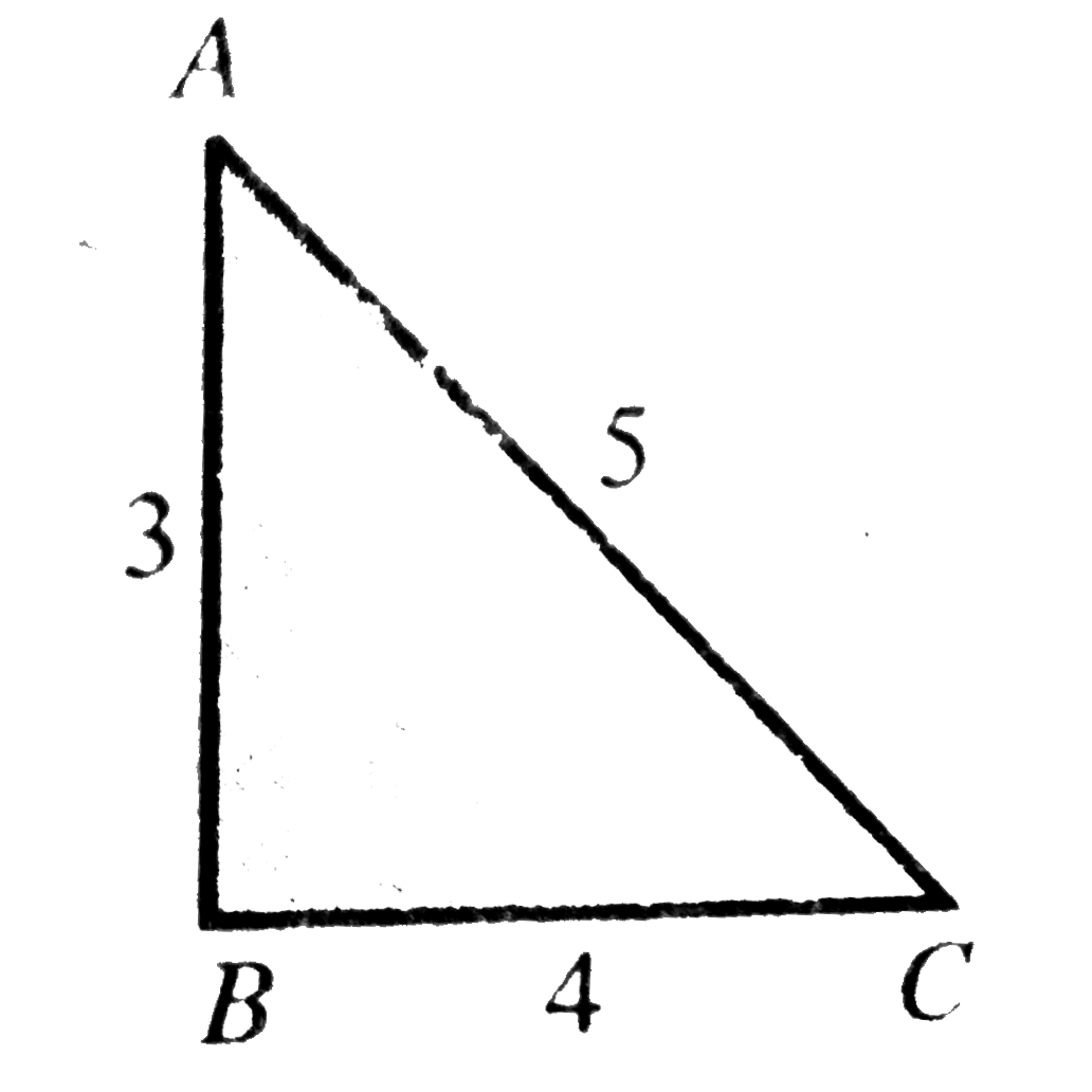 ABC is a triangular plate of uniform A thickness. The sides are in the ratio shown in the figure.  I(AB), I(BC), I(CA) are the moments of inertia of the plated about AB, BC and CA respectively. Which one of the following relation is correct?