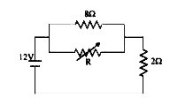 चित्र में दिखाए गए प्रतिरोध R को इस प्रकार समायोजित किया जाता है ताकि 2Omega  प्रतिरोध में व्यतित शक्ति महत्तम है। इस स्थिति में -