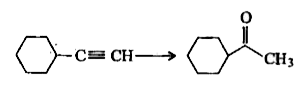 The reagents used to convert    are: