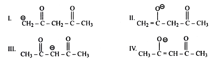 The stability order of the following species is: