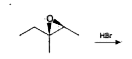 The product of the following reaction is: