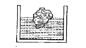 A body floats in a liquid contained in a beaker. If the whole system as shown in figure fall freely under gravity, then the upthrust on the body due to liquid is