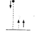 A rubber bead of mass 5 g falls from a height of 100 cm and rebounds to half the height. Impulse for a time of 0.1s is