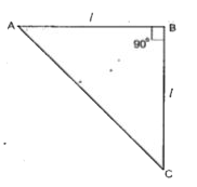 In a metallic triangular sheet ABC,AB = BC = l. If M is mass of the sheet, what is its moment of inertia about AC (hypotenuse)?