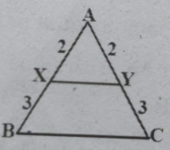 Area the triangle similar? IF so, name the criterion of similarity. Write the similarity relation in symbolic form.