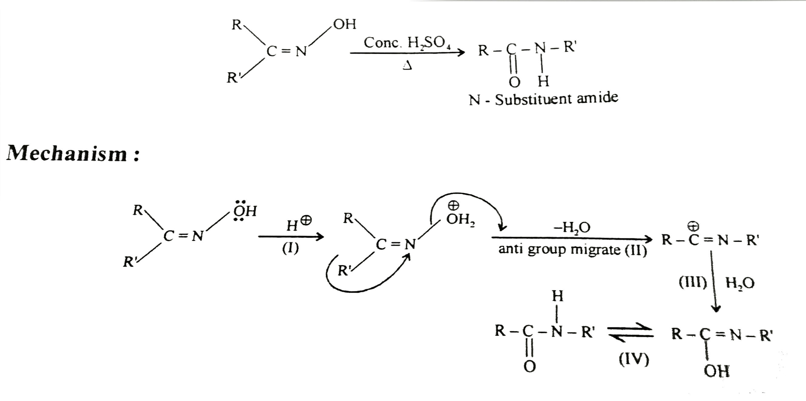 Ketoxine when heated with certain reagents undergoes rearrangement to form amides. This  is known as Beckmann's rearrangement.            Find out (X) of the reaction: