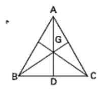 In the below figure G is the centroid then AG:GD=….