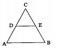 In the figure, angle A = angle B and AD = BE then …………..