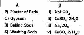 Match the following.