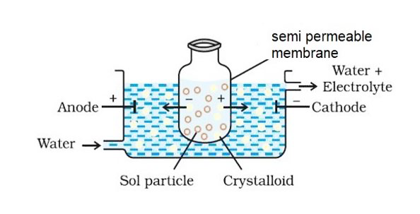 Observe the figure given below and answer the questions that follow:      Can the same process occur without applying electric field? Why is the electric field applied?