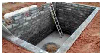 Underground water sump is popular in India. It is usually used for large water sump storage and can be built cheaply using cement-like materials. Underground water sump are typically chosen by people who want to save space. The water in the underground sump is not affected by extreme weather conditions. The underground sump maintain cool temperatures in both winter and summer.      A builder wants to build a sump to store water in an apartment. The volume of the rectangular sump will be modelled by V(x)=x^(3)+x^(2)-4x-4.   He planned in such a way that its base dimensions are (x + 1) and (x + 2) . How much he has to dig ?