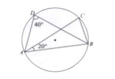 In the given figure , the value of  angle ABC  is