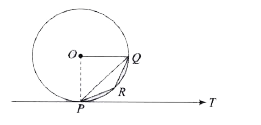 In the figure , PQ is a chord of a circle and PT is a tangent at P such that  angle QPT = 60^(@)  ,