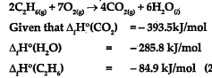 Calculate standard enthalpy of reaction