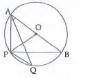 In the adjoining figure,O is the centre of the circle.Find the value of /ABP if /POB=90^@.