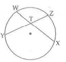 In the adjoining figure, m(arc WY)=44^@, m(arc ZX)=68^@. If l(WT)=4.8, l(TX)=8, l(YT)=6.4, then find l(TZ).