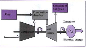 What is the power plant shown in diagram based on?