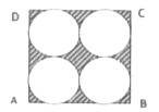 Find the area of the shaded region in the figure, where ABCD is a square of side 14cm        OR   Find the area of the shaded regions. Given PQRS a square of sides 14 cm.