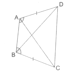 ABCD is a quadrilateral in which AD=BC and angleDAB = angleCBA. Prove that:   (i) triangleABD ~= triangleBAC   (ii) BD = AC   (iii) angleABD = angleBAC