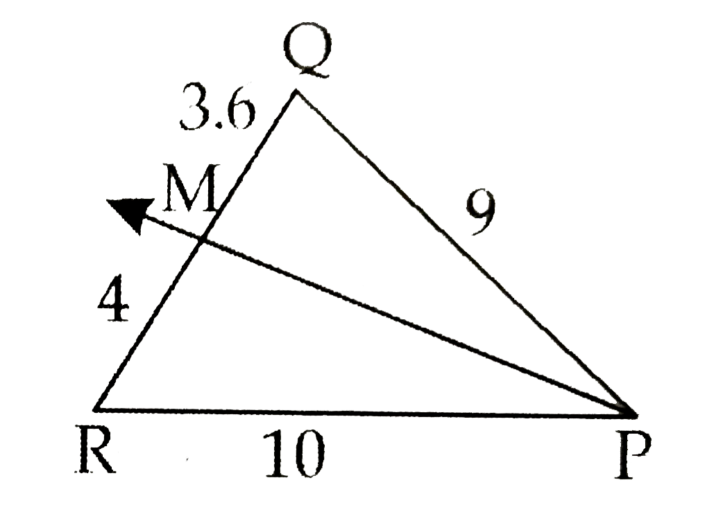 Given below some triangles and lengths of line segments . Identity in which figures , Ray PM is bisector of  angleQPR.