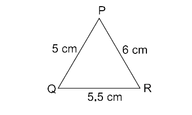 Which of the largest angle in the triangle PQR  ?