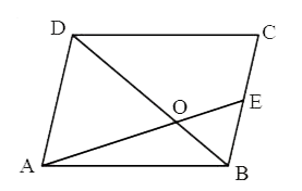 In the given figure, ABCD is a parallelogram. AE divides the line segment BD in the ratio 1 : 2. If BE = 1.5 cm find BC.