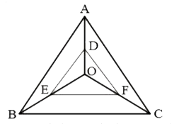 In the figure, a point O inside triangleABC is joined to its vertices. From a point D on AO, DE is drawn parallel to AB and from a point E on BO, EF is drawn parallel to BC. Prove that DF || AC.