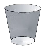 What geometrical 3-D shapes is a “GLASS (tumbler)”?