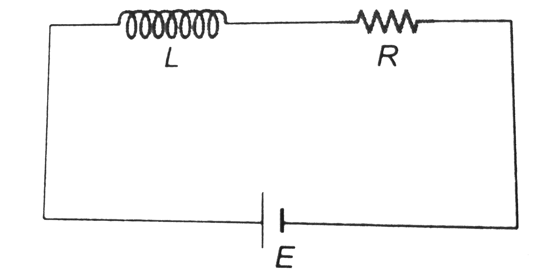 A battery of emf E and of negligible internal resistance is connected in a L-R circuit as shown in figure. The inductor has a piece of soft iron inside it. When steady state is reached in the piece of soft iron is abruptly pulled out suddenly so that the inductance of the inductor decreases to nL with nlt1 with battery remaining connected. Calculate.     a. Current as a function of time assuming t=0 at the instant when piece is pulled.   b. the work done to pull out the piece.   c. thermal power generated in the circuit as as function of time.   d. power supplied by the battery as a function of time.    HOW TO PROCEED When the inductance of an inductor is abruptly changed, the flux passing through it remains constant.   phi = constant   :. Li = constant (L = (phi)/(i))