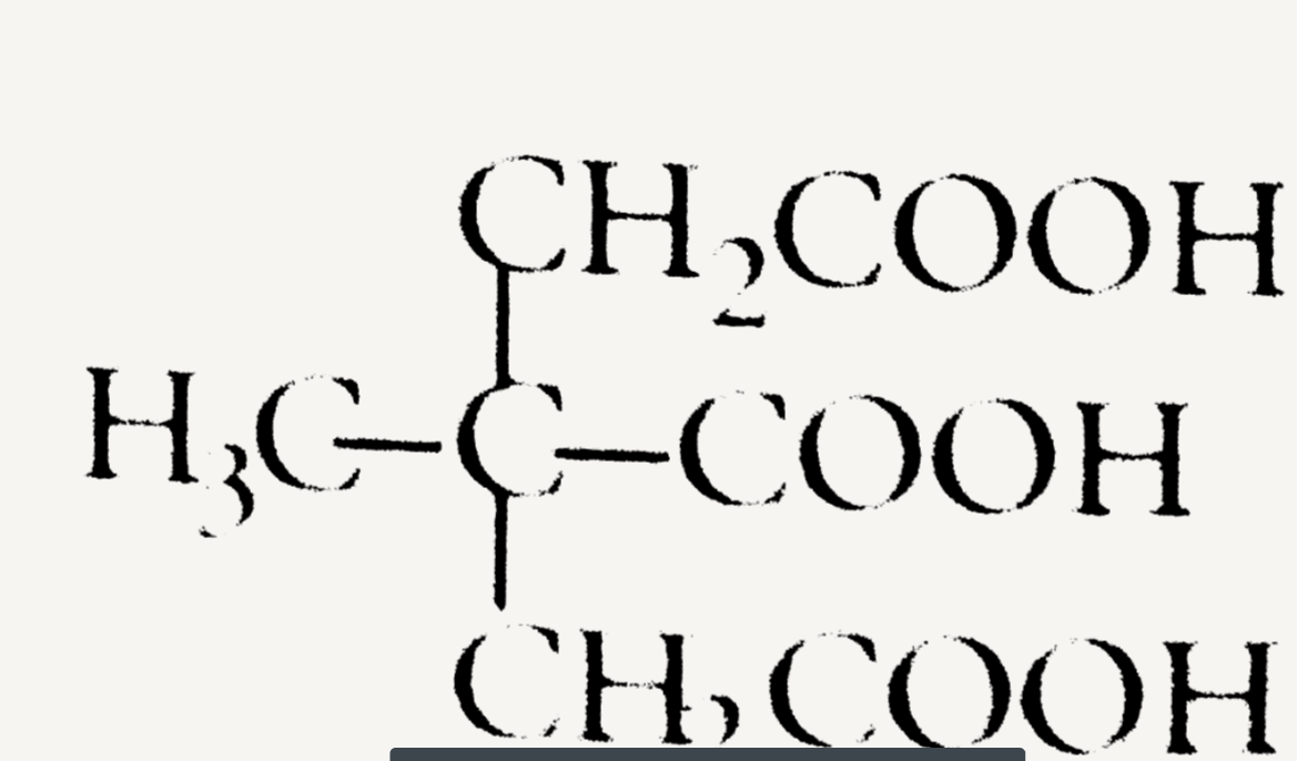 The formula of citric acid is shown. State the name of -COOH functional group in citric acid