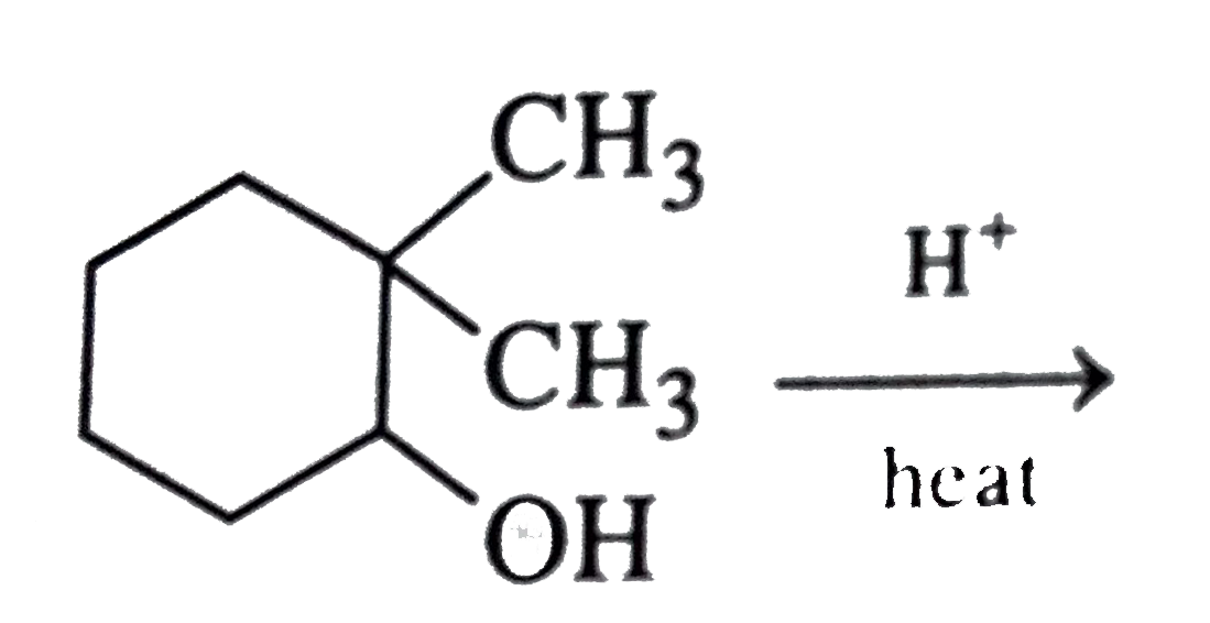 Which of the product of the following reaction ?