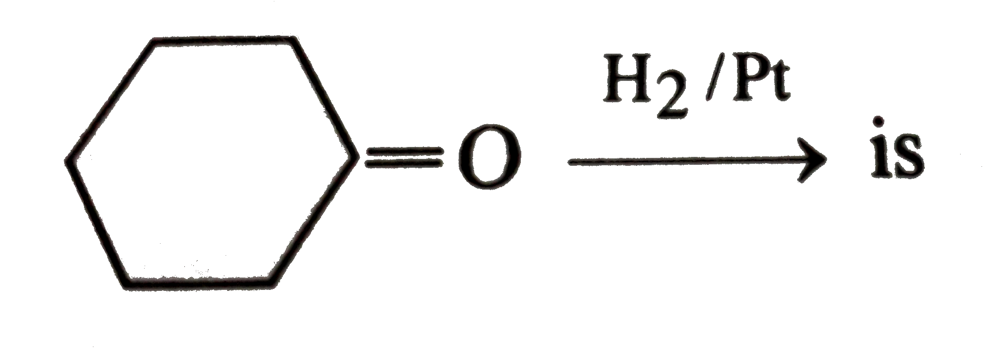 The product of following reaction