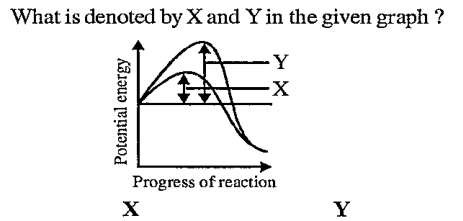 What is denoted by X & Y in the given graph?